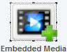 Embedded media block